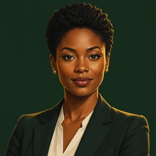 Zoe Bennett, illustrated portrait